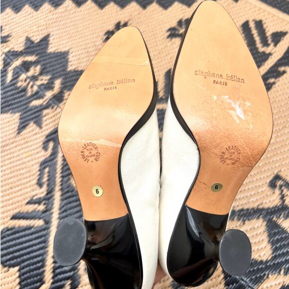 Jean Paul Gaultier pour Stéphane Kelian | Vintage Cream Ankle Boots RARE Size 6 - Picture 8 of 8